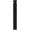 Ekena Millwork Bradford Wrought Iron Bracket, (Single center brace), Antiqued Bronze 1 1/2"W x 7 1/2"D x 10"H BKTM01X07X10SBRABZ - alternate 5
